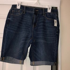Bermuda  jean shorts 9 inch